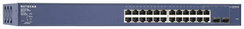Switch Netgear GS724TP fara management cu PoE 24x1000Mbps-RJ45 (24xPoE)