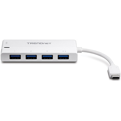 Hub USB TRENDnet TUC-H4E2 USB-C to USB 3.0