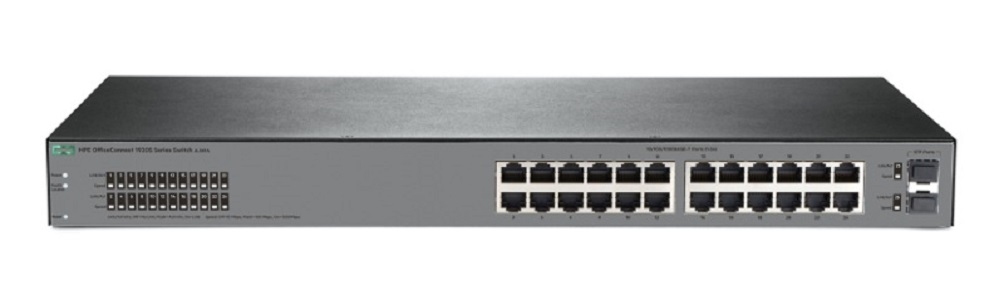 Switch HPE OfficeConnect 1920S 24G fara management fara PoE 24x1000Mbps-RJ45 + 2xSFP