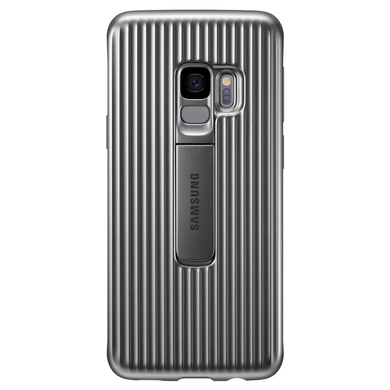 Capac protectie spate Protective Cover Samsung EF-RG960 pentru Galaxy S9 G960 Silver