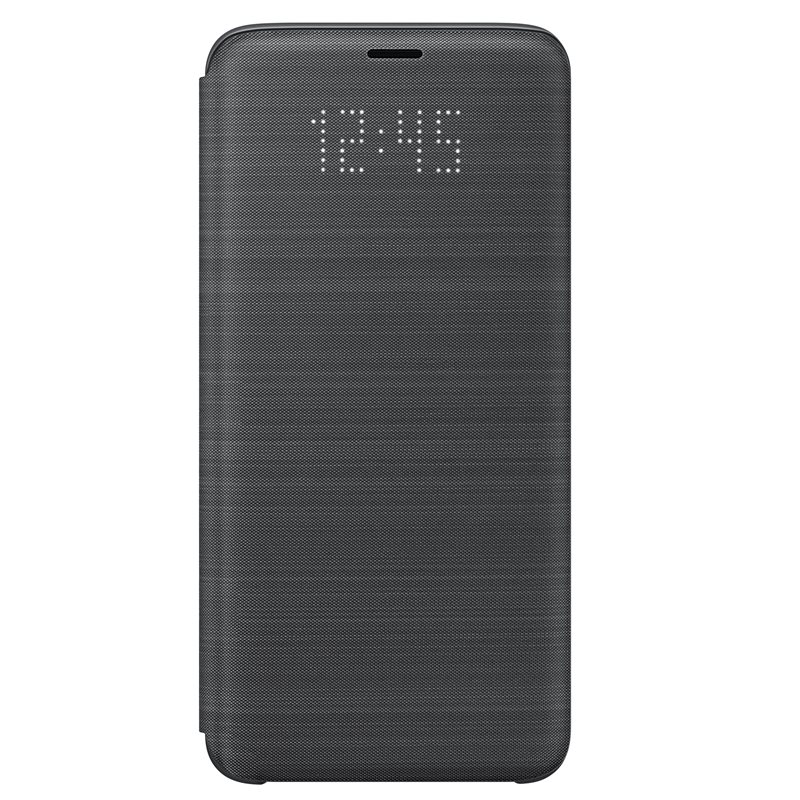 Husa LED Flip Wallet Samsung EF-NG960 pentru Samsung Galaxy S9 G960 Black