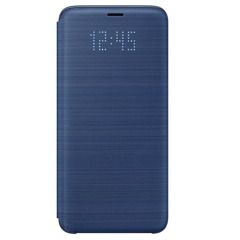 Husa LED Flip Wallet Samsung EF-NG960 pentru Samsung Galaxy S9 G960 Blue