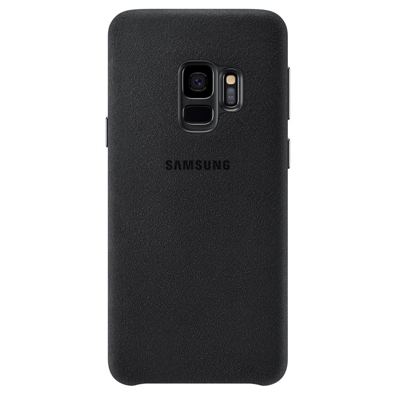 Capac protectie spate Alcantara Cover Samsung EF-XG960 pentru Galaxy S9 G960 Black