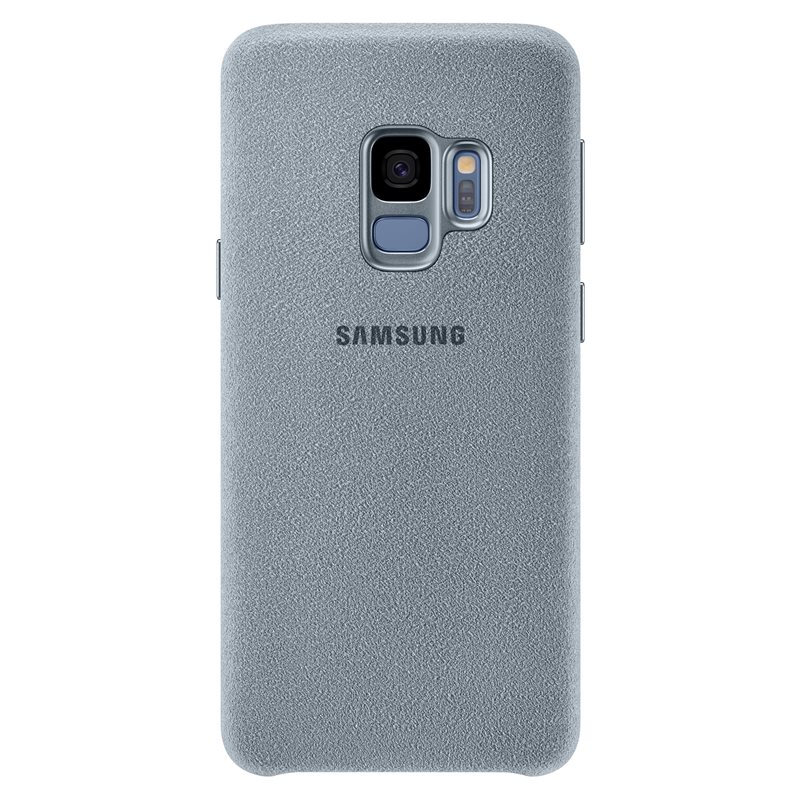 Capac protectie spate Alcantara Cover Samsung EF-XG960 pentru Galaxy S9 G960 Mint