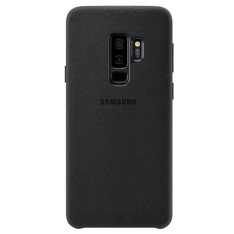 Capac protectie spate Alcantara Cover Samsung EF-XG965 pentru Galaxy S9 Plus G965 Black