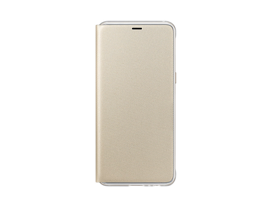 Husa Flip Cover Samsung EF-FA530 pentru Galaxy A8 2018 (A530) Gold