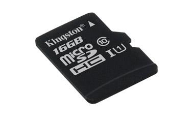Card de memorie Kingston microSDHC Canvas Select 80R 16GB CL10 fara adaptor