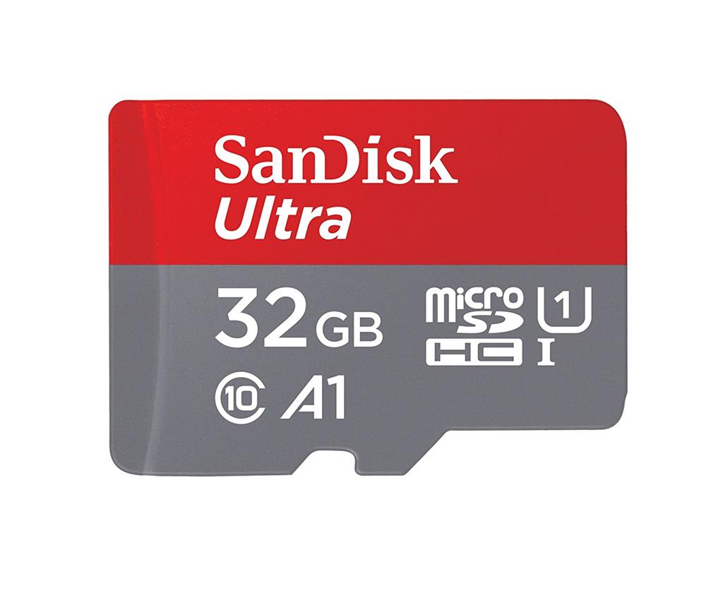 Card de memorie Sandisk microSDHC ULTRA Android 32GB CL10 A1 UHS-I + adaptor SD