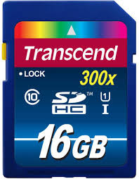 Card de memorie Transcend TS16GSDU1 300X 16GB UHS-I Clasa 10