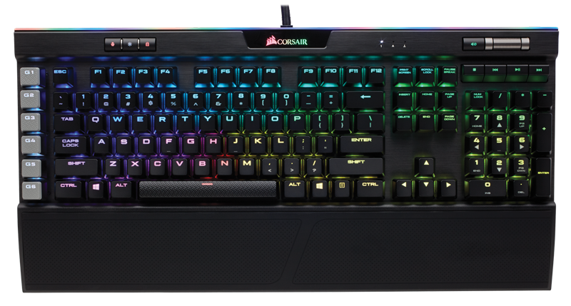 Tastatura Gaming Corsair K95 RGB Platinium Mecanica Cherry MX Speed Black Layout US