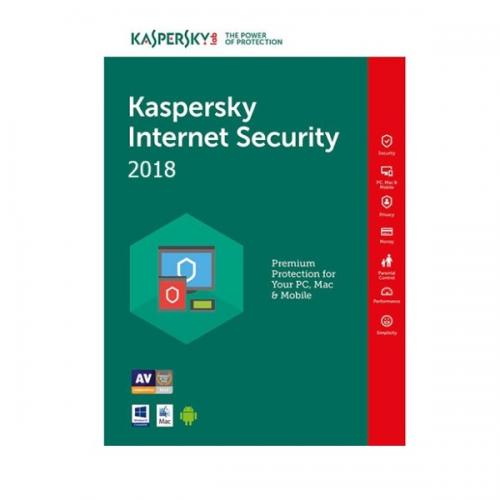Kaspersky Internet Security 2018 1 PC 1 an Renew box