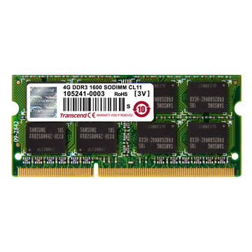 Memorie Notebook Transcend TS256MSK64V6N 2GB DDR3 1600MHz CL11