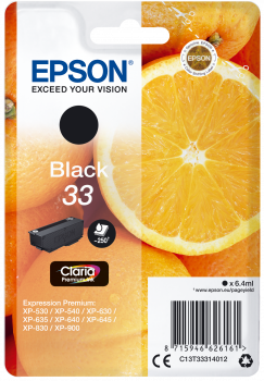 Cartus Inkjet Epson T3331 Black 33 250 pagini