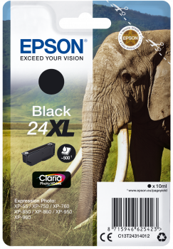 Cartus Inkjet Epson SinglePack 24XL Black 500 pagini