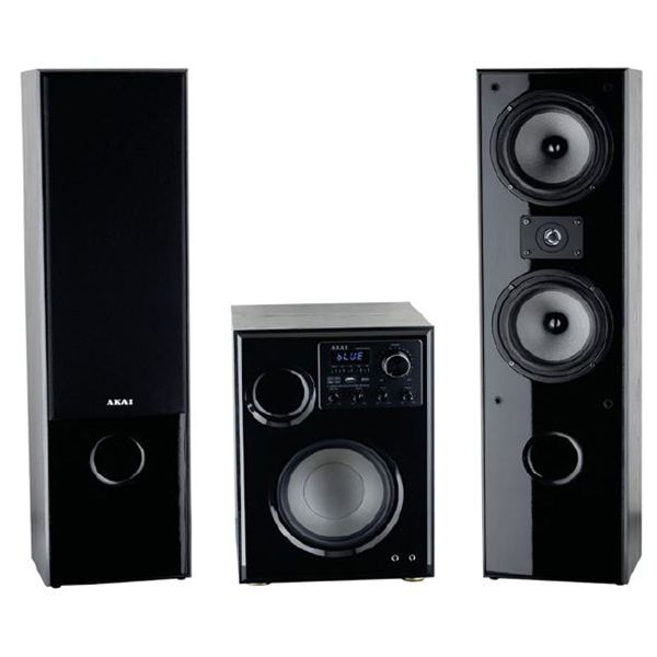 Sistem Audio AKAI SS034A-66TT 2.1 100W Bluetooth Karaoke Negru