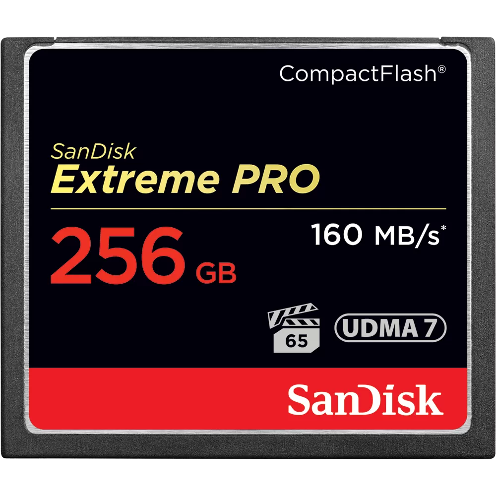 Card de memorie sandisk extreme pro compact flash 256gb