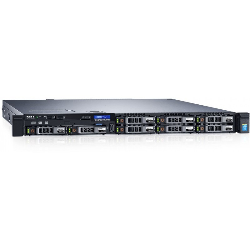 Server Dell PowerEdge R330 Intel Xeon E3-1220 v6 8GB RAM 1TB HDD 350W Single Hot Plug