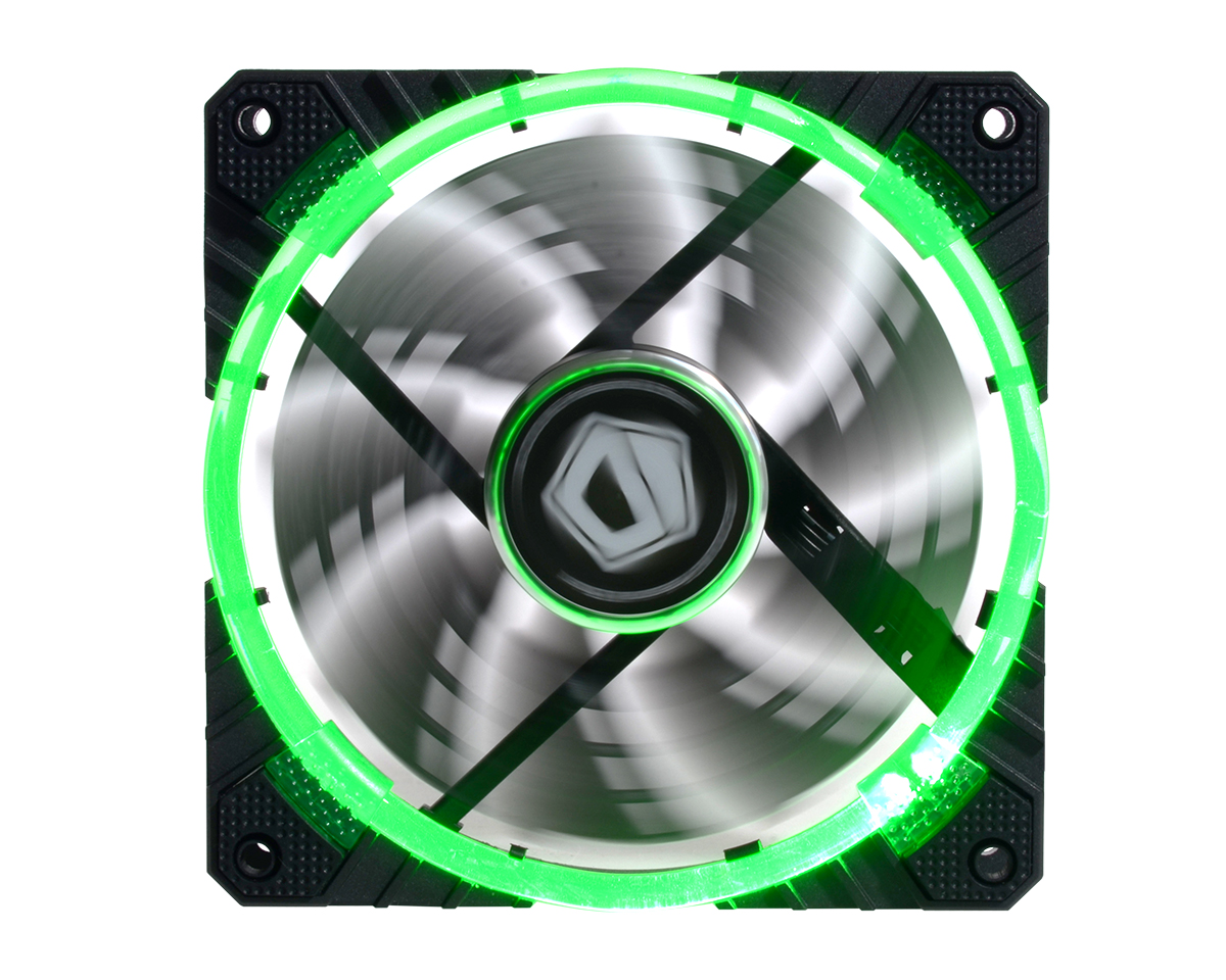 Ventilator ID-Cooling CF-12025-R 120mm Green LED