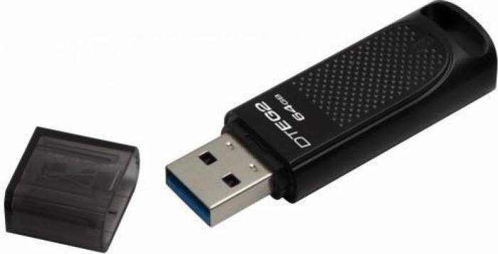 Flash Drive Kingston DataTraveler Elite G2 64GB USB 3.1 Black