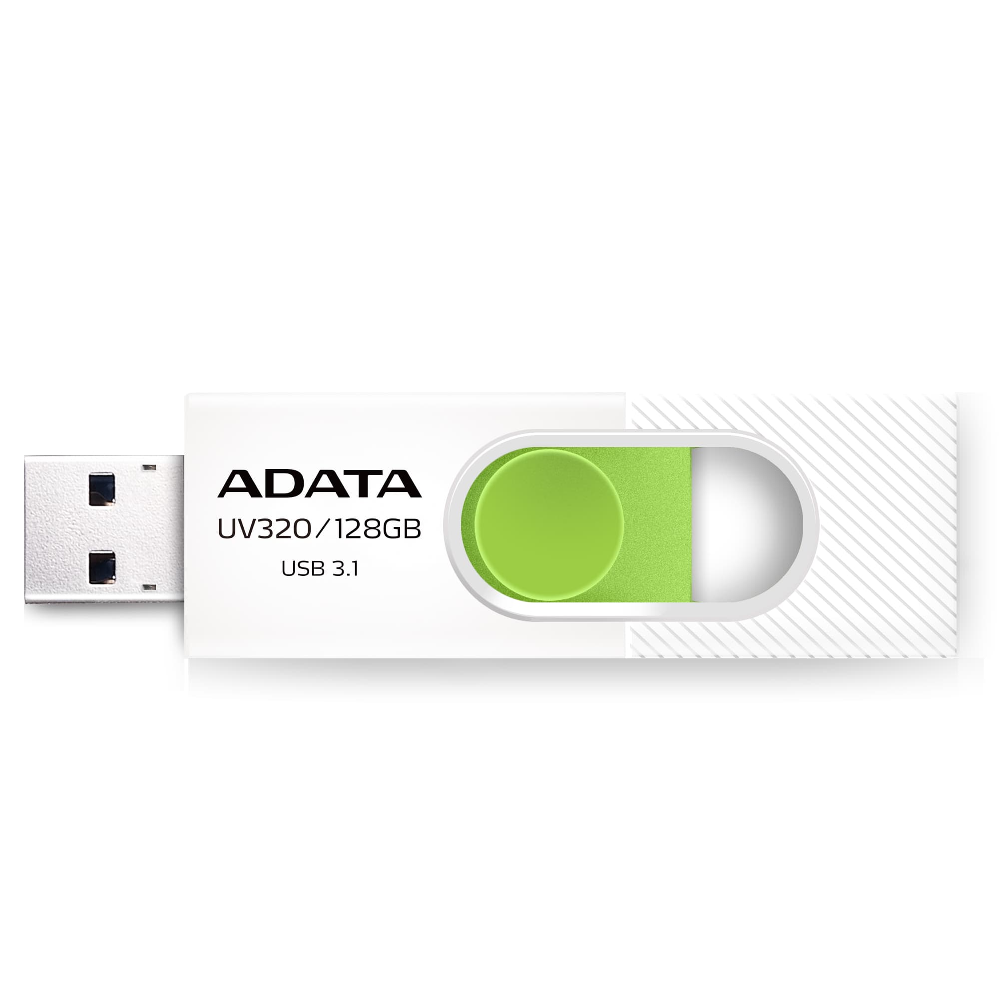 Flash Drive A-Data UV320 128GB USB 3.1 White-Green