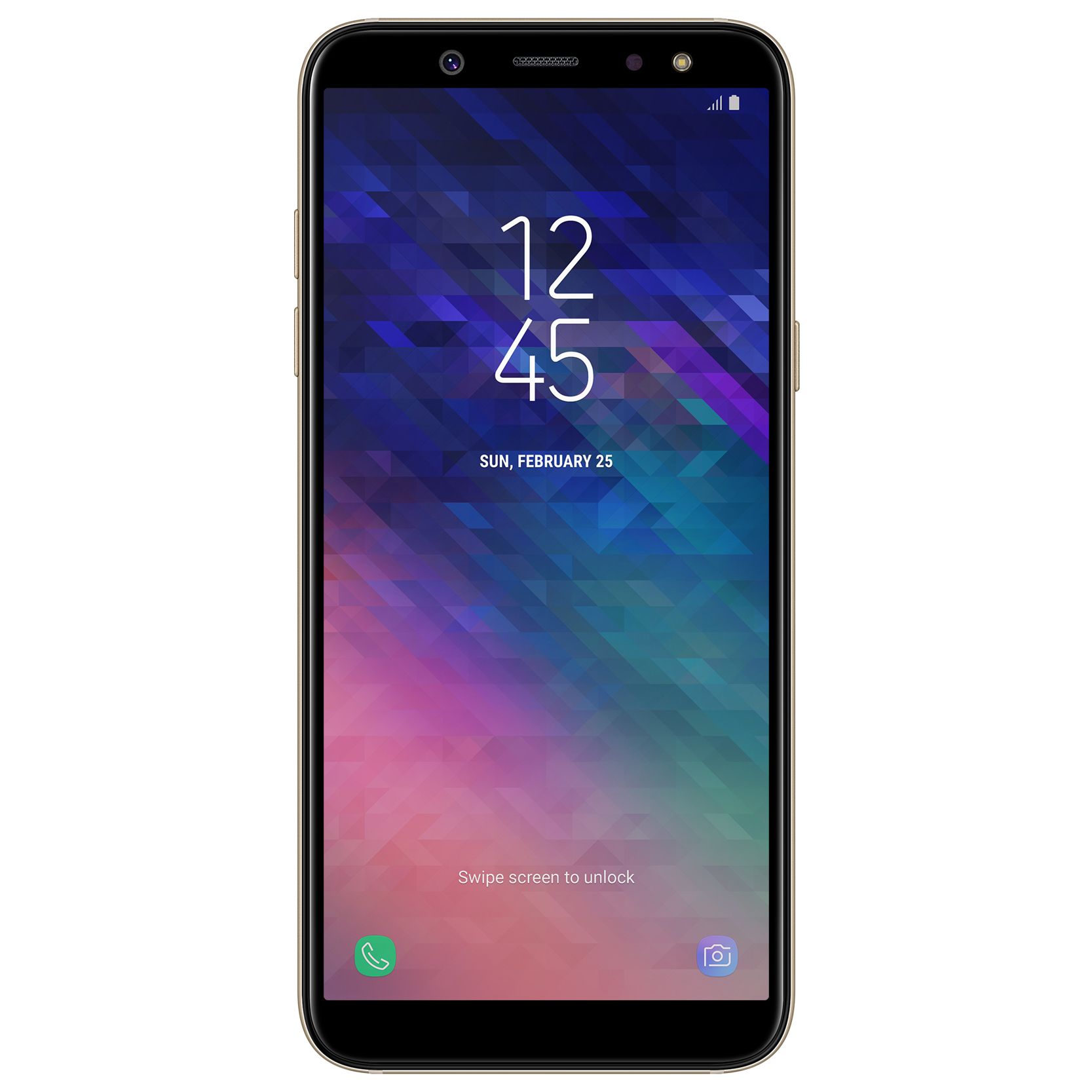 Telefon Mobil Samsung Galaxy A6 (2018) 32GB Flash 3GB RAM Dual SIM 4G Gold