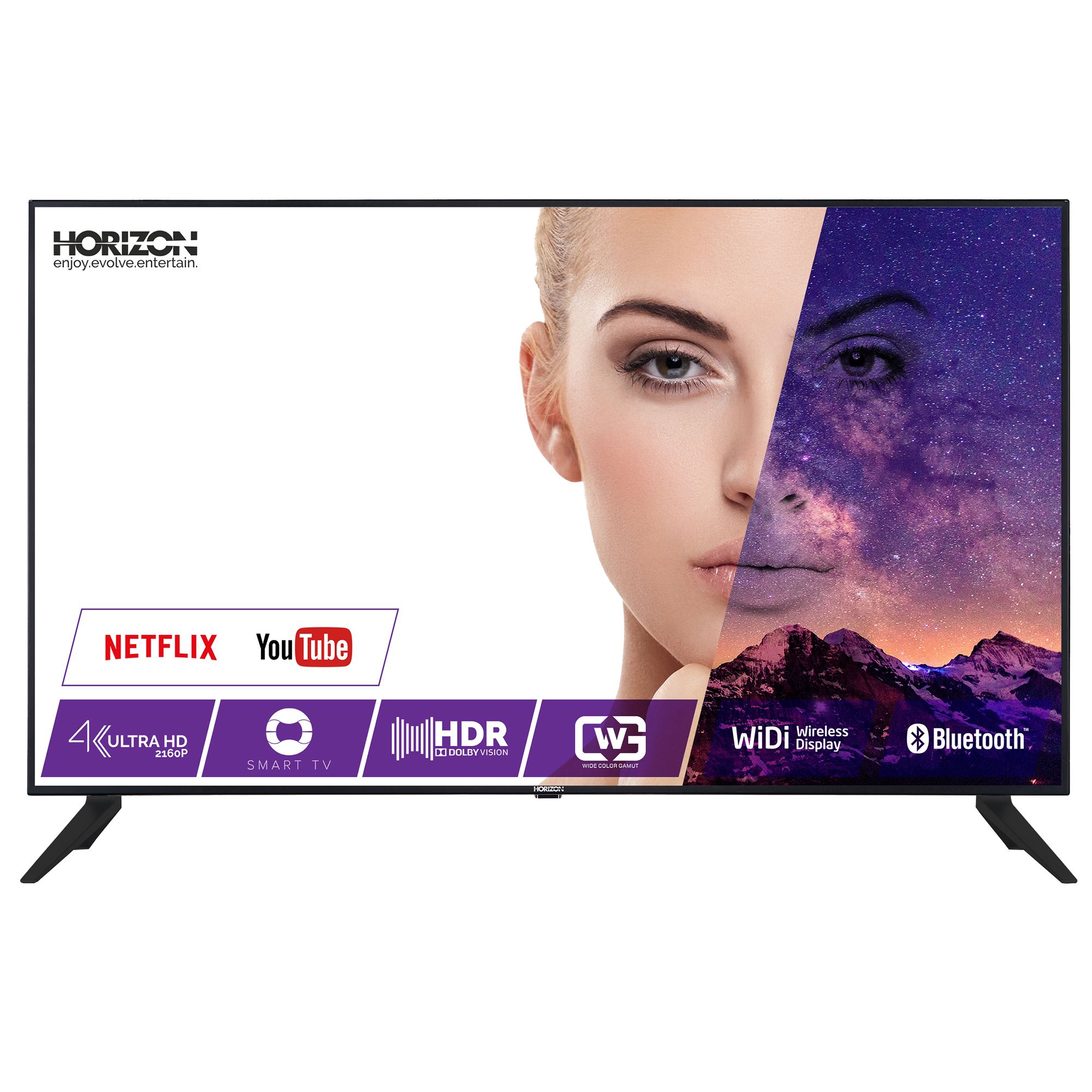 Televizor LED Horizon Smart TV 55HL9730U 140cm 4K Ultra HD Negru