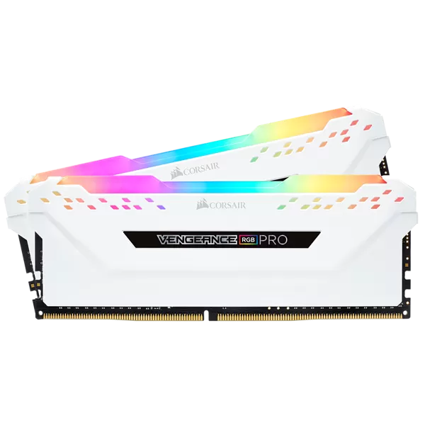 Memorie Desktop Corsair Vengeance RGB PRO, 16GB(2 x 8GB) DDR4, 3600MHz, White