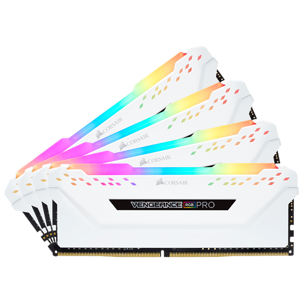 Memorie Desktop Corsair Vengeance RGB PRO 32GB(4 x 8GB) DDR4 3200MHz White