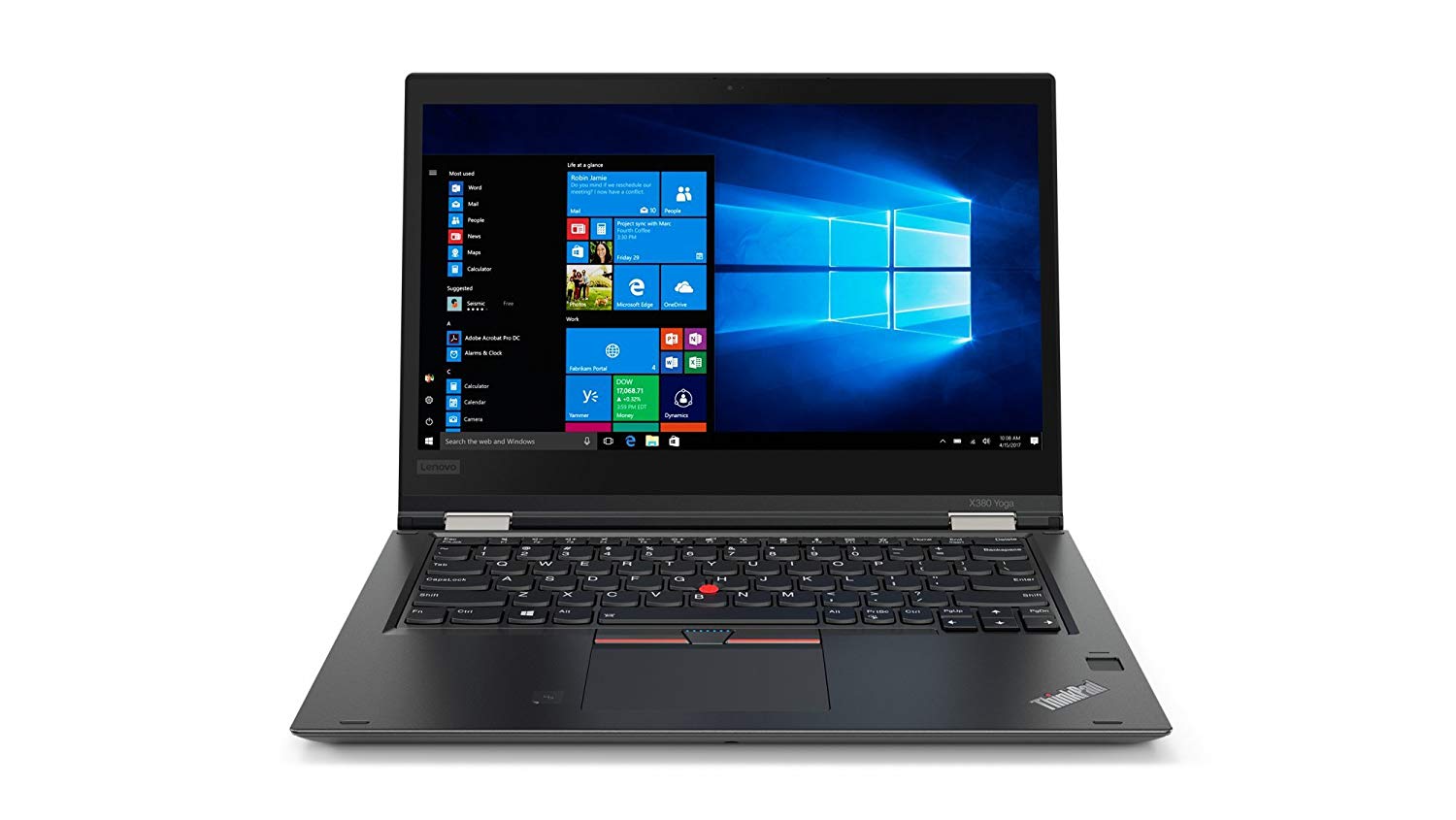 Ultrabook Lenovo ThinkPad X380 Yoga 13.3 Full HD Touch Intel Core i7-8550U RAM 8GB SSD 512GB Windows 10 Pro Negru
