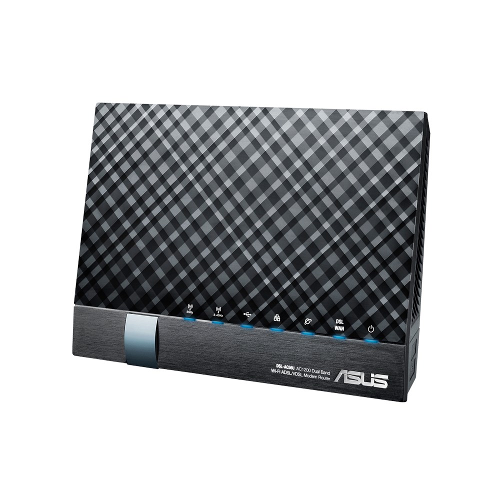 Router ASUS DSL-AC56U 1xRJ11 WAN: 1xGigabit WiFi: 802.11ac-1200Mbps