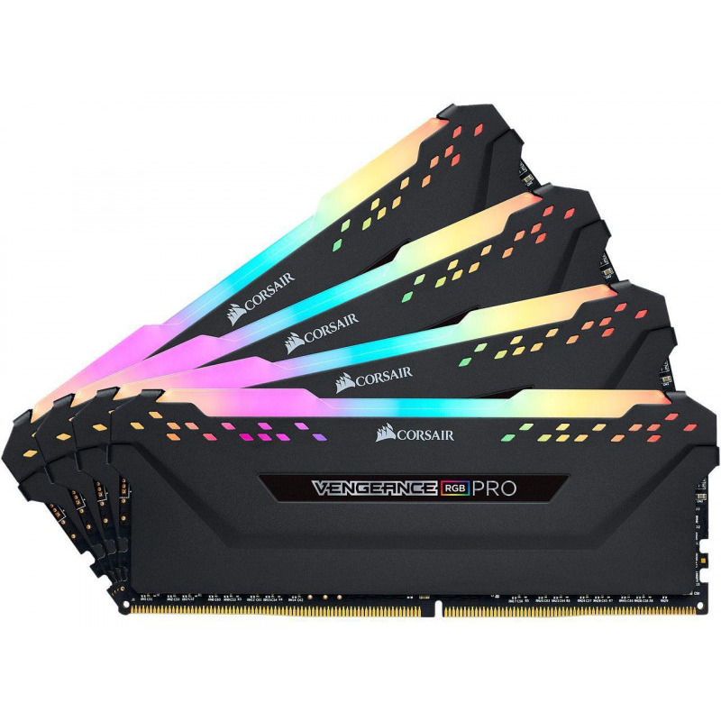 Memorie Desktop Corsair Vengeance RGB PRO 32GB(4 x 8GB) DDR4 3600MHz Black