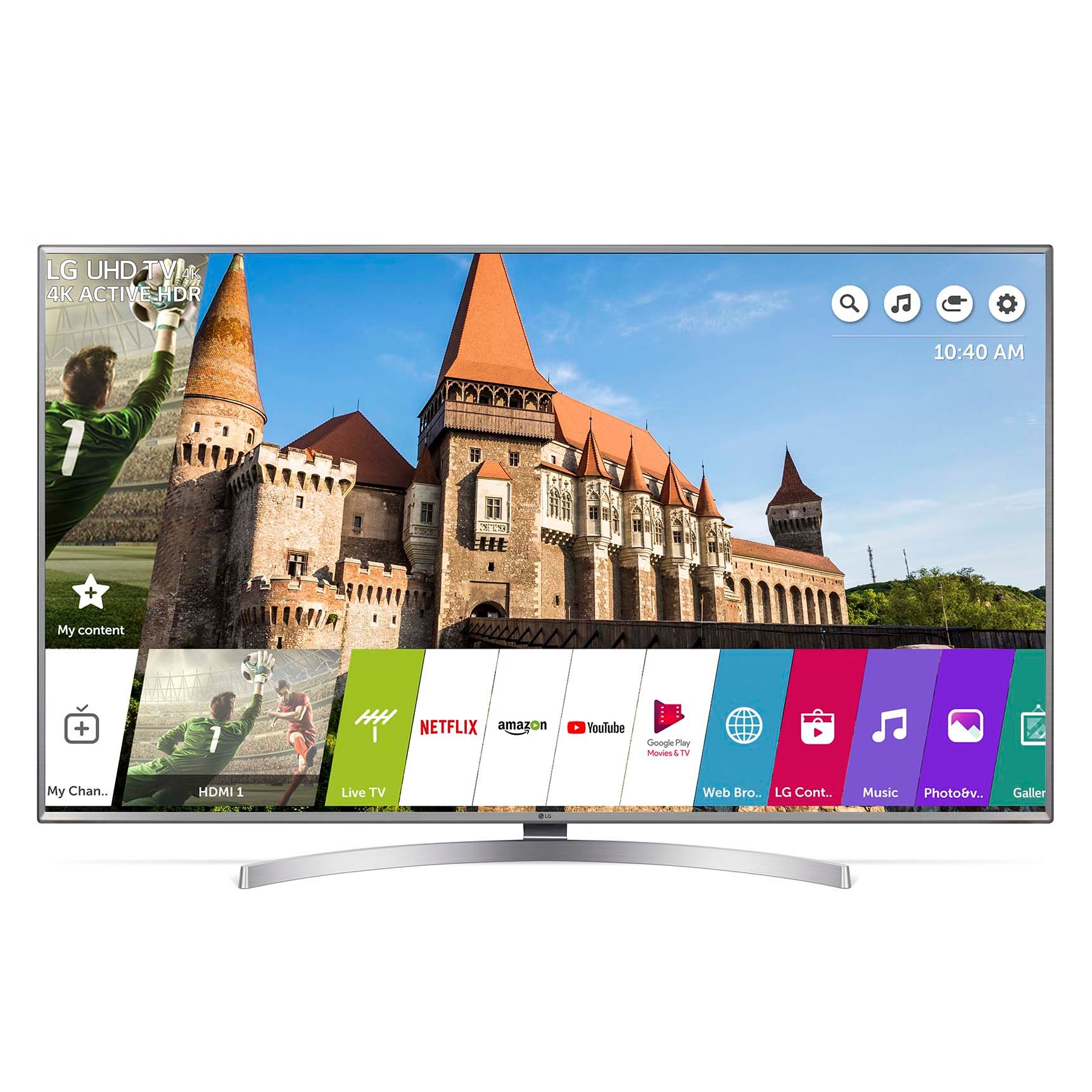 Televizor LED LG Smart TV 70UK6950PLA 177cm 4K Ultra HD Argintiu