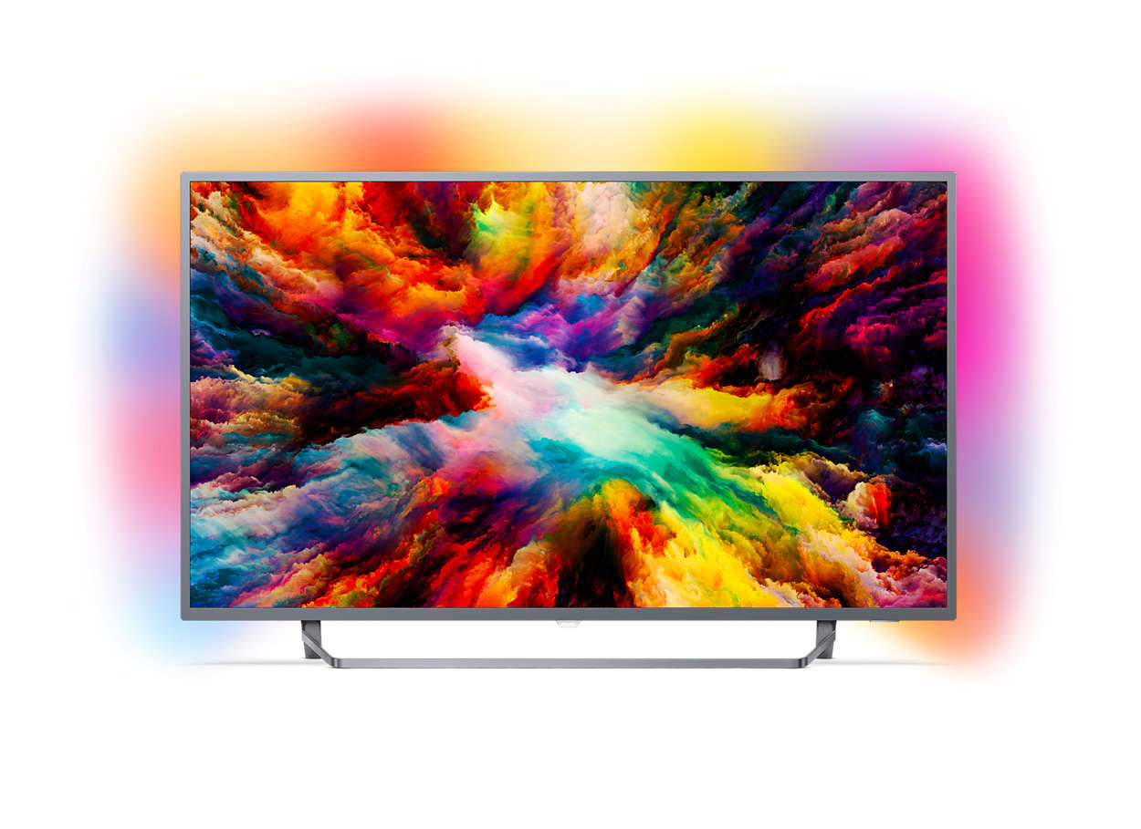 Televizor LED Philips Smart TV 55PUS7303/12 139cm 4K Ultra HD Android TV Negru