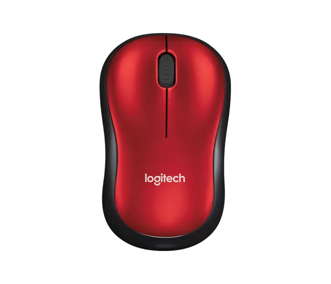 Mouse Wireless Logitech M185 Red