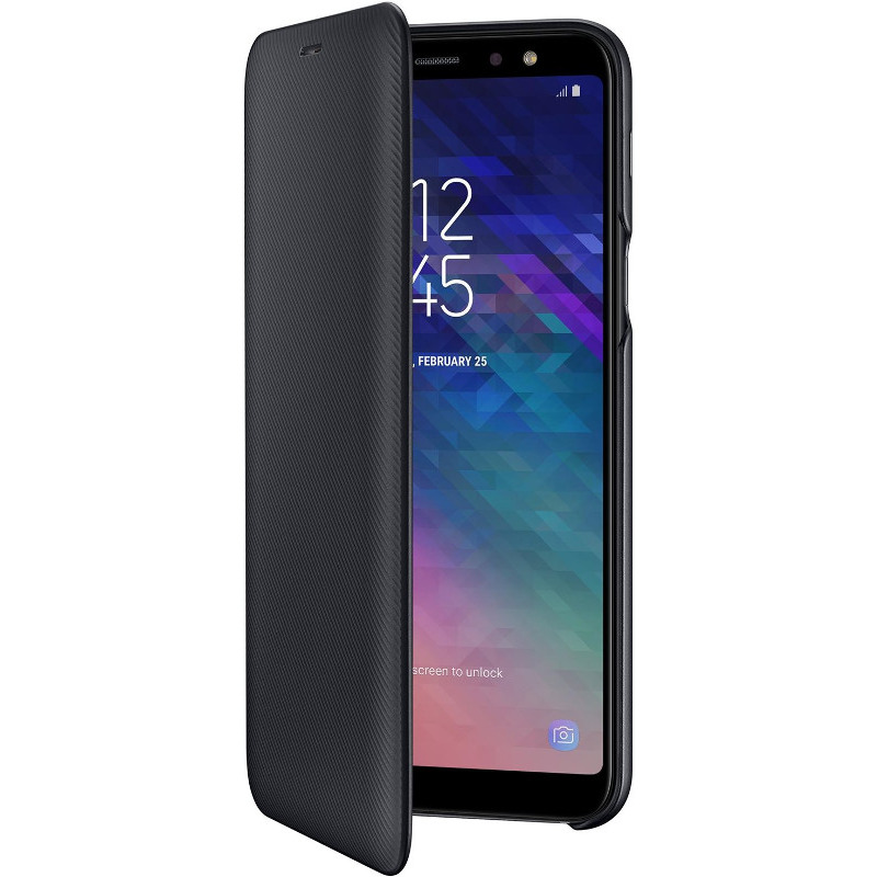 Husa Flip Samsung Cover EF-WA605 pentru Galaxy A6+ 2018 (A605) Black