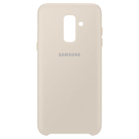 Capac de protectie Samsung Dual Layer Cover EF-PA605 pentru Galaxy A6+ 2018 (A605) Gold