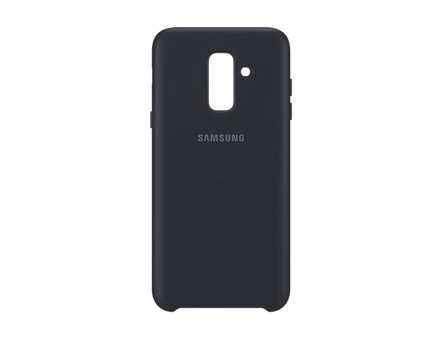 Capac de protectie Samsung Dual Layer Cover EF-PA605 pentru Galaxy A6+ 2018 (A605) Black