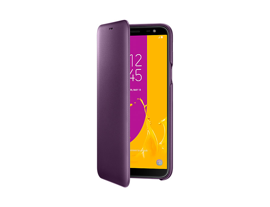 Husa Flip Samsung Wallet Cover EF-WJ600 pentr Galaxy J6 2018 (J600) Purple