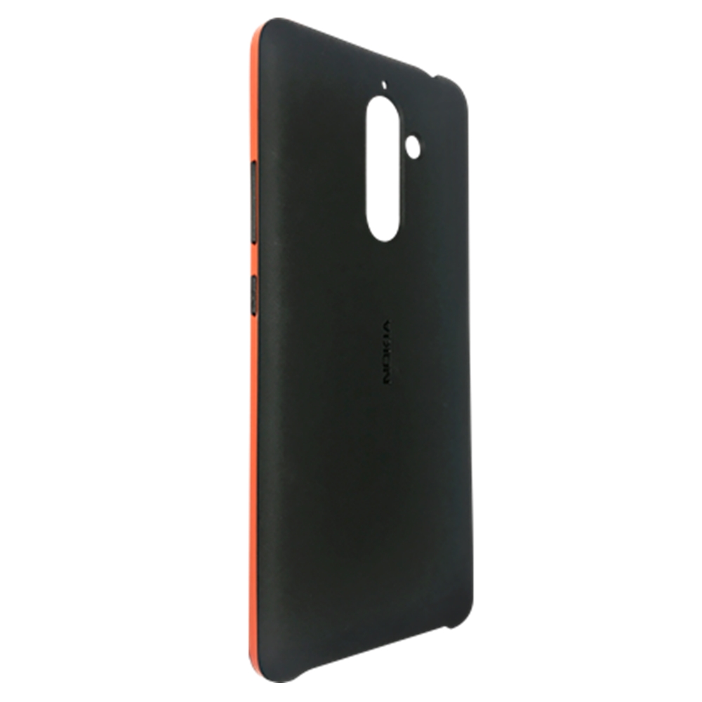 Capac protectie Nokia Soft Touch CC-506 pentru Nokia 7 Plus Black/Orange