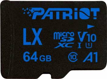 Card de Memorie Patriot LX Series V10 microSDXC 64GB
