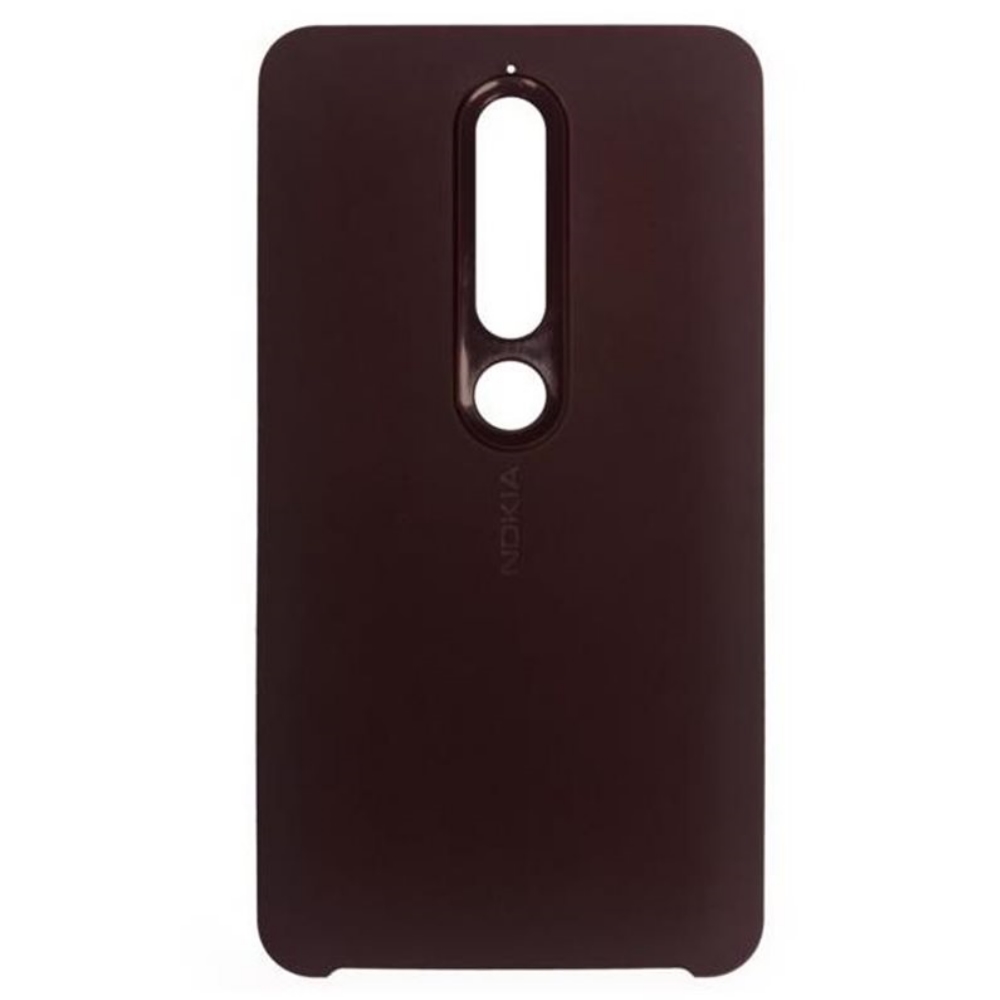 Capac protectie spate Nokia Soft Touch CC-505 pentru Nokia 6.1 (2018) Iron Red