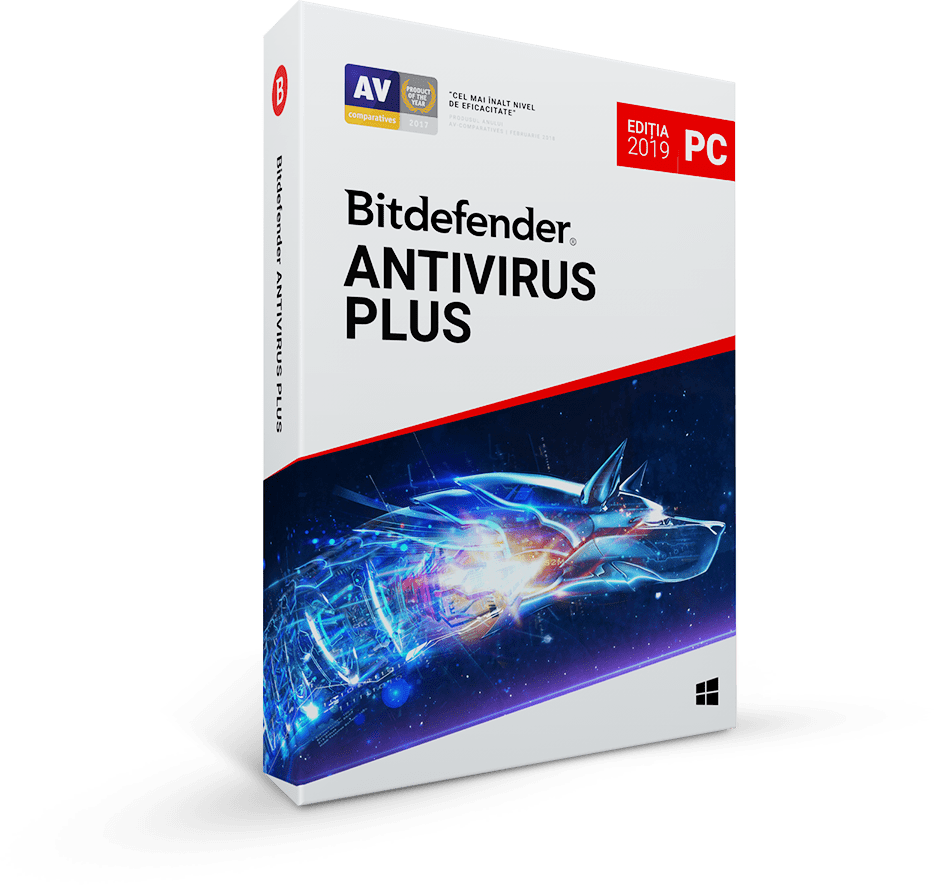Bitdefender Antivirus Plus 2019 1 an 5 utilizatori Noua Retail