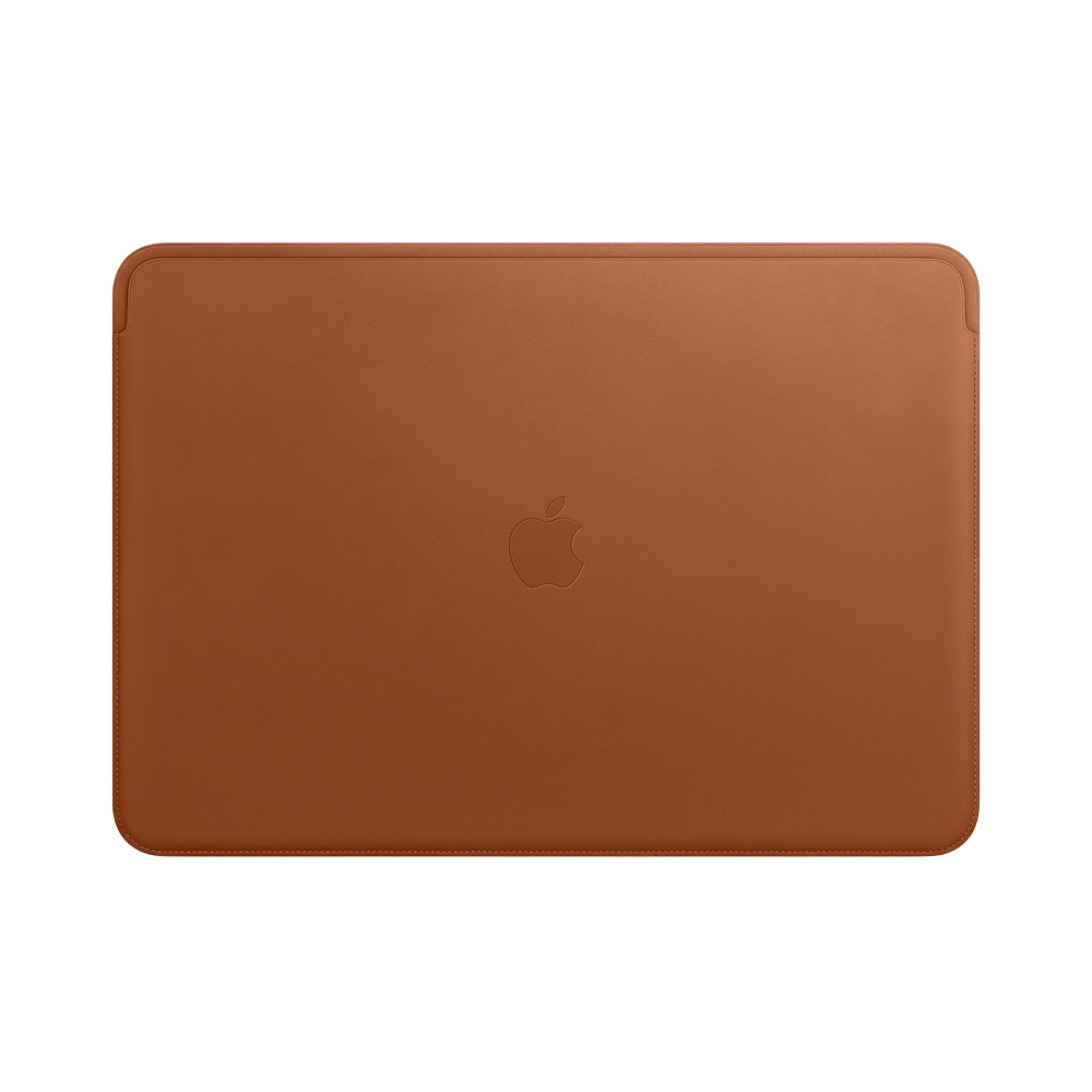 Husa Apple Leather Sleeve MRQV2ZM/A pentru MacBook Pro 15 Maro