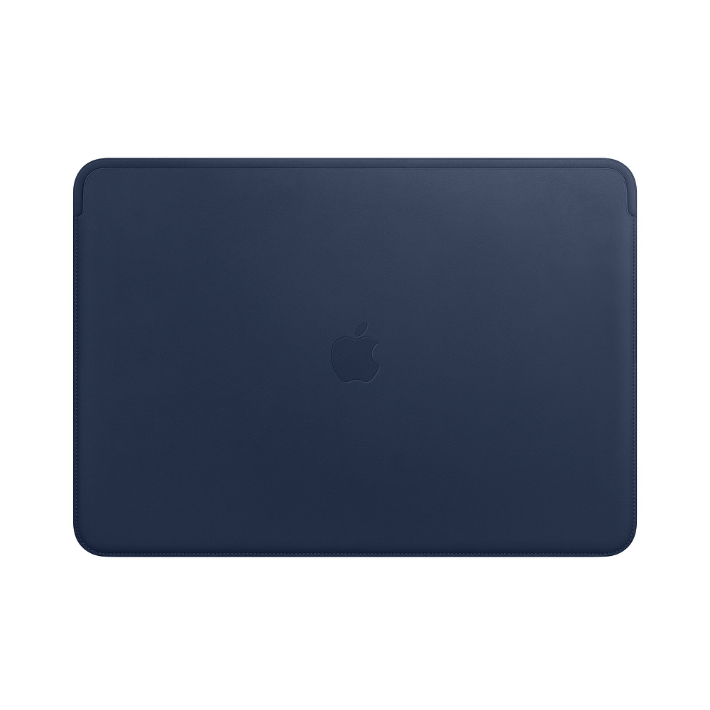 Husa Apple Leather Sleeve MRQU2ZM/A pentru MacBook Pro 15 Albastru