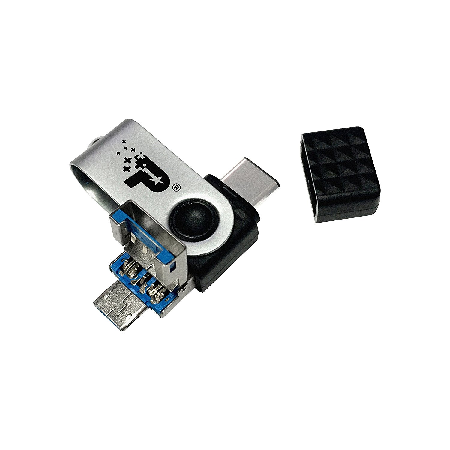 Flash Drive Patriot Trinity 3 in 1 USB 3.1/Type-C 128GB