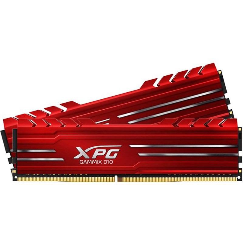 Memorie Desktop A-Data XPG GAMMIX D10 16GB(2 x 8GB) DDR4 3000MHz CL16 Red