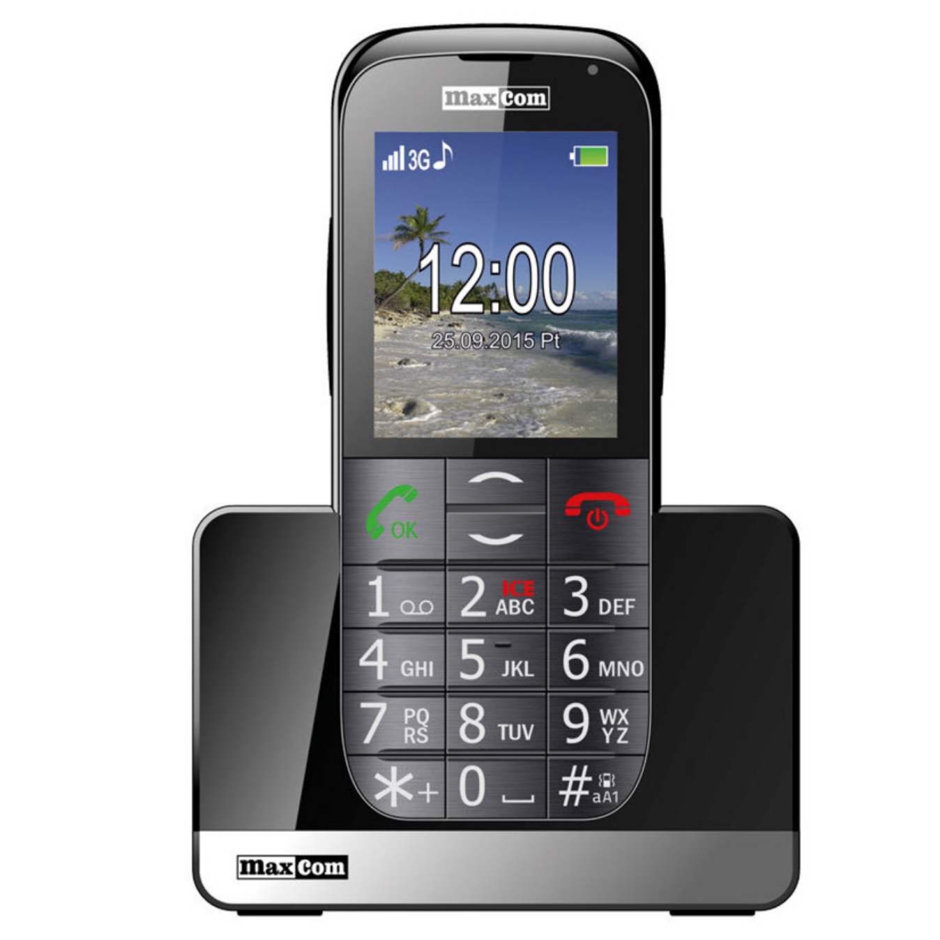 Telefon Mobil Maxcom MM721BB Single SIM 3G Black