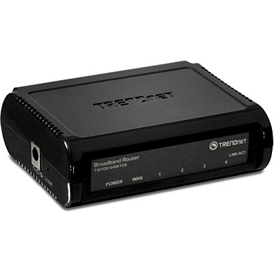 Router TRENDnet 4-Port Broadband WAN: 1xEthernet fara WiFi