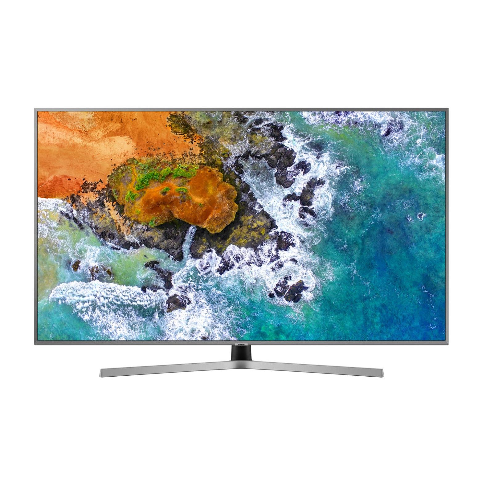 Televizor LED Samsung UE65NU7472 163cm 4K Ultra HD Smart TV Argintiu