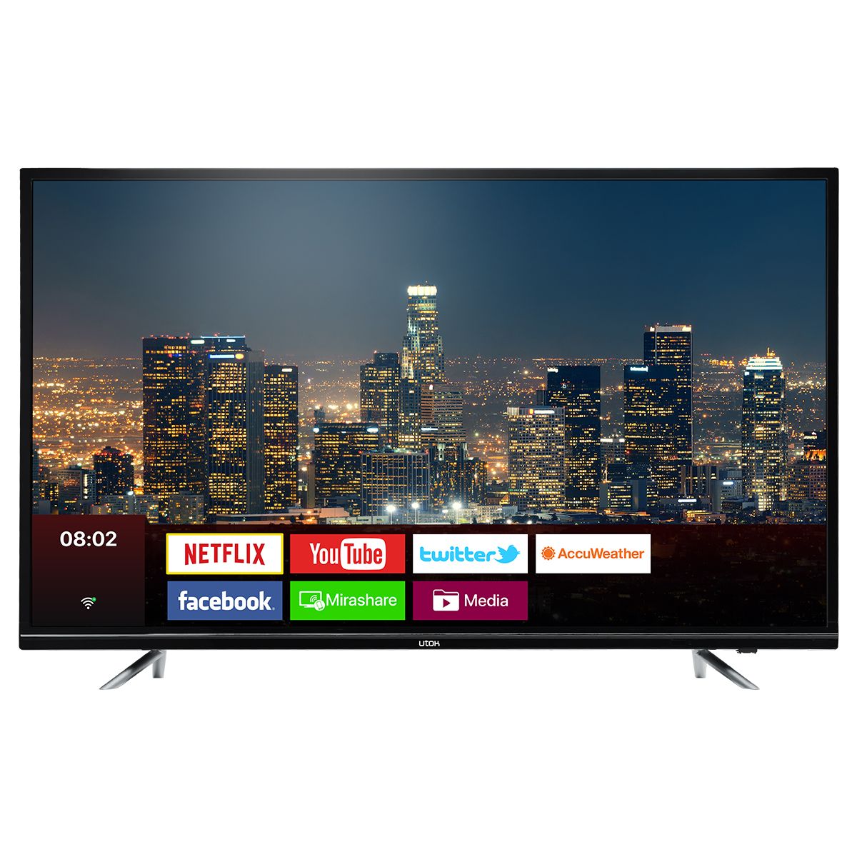 Televizor LED UTOK Smart TV U43UHD1 108cm 4K Ultra HD Negru